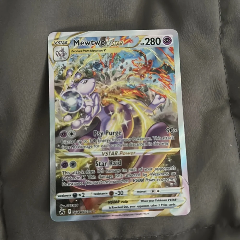 Pokemon | Games | Pokmon Card Mewtwo Vstar Crown Zenith Galarian Gallery |  Poshmark